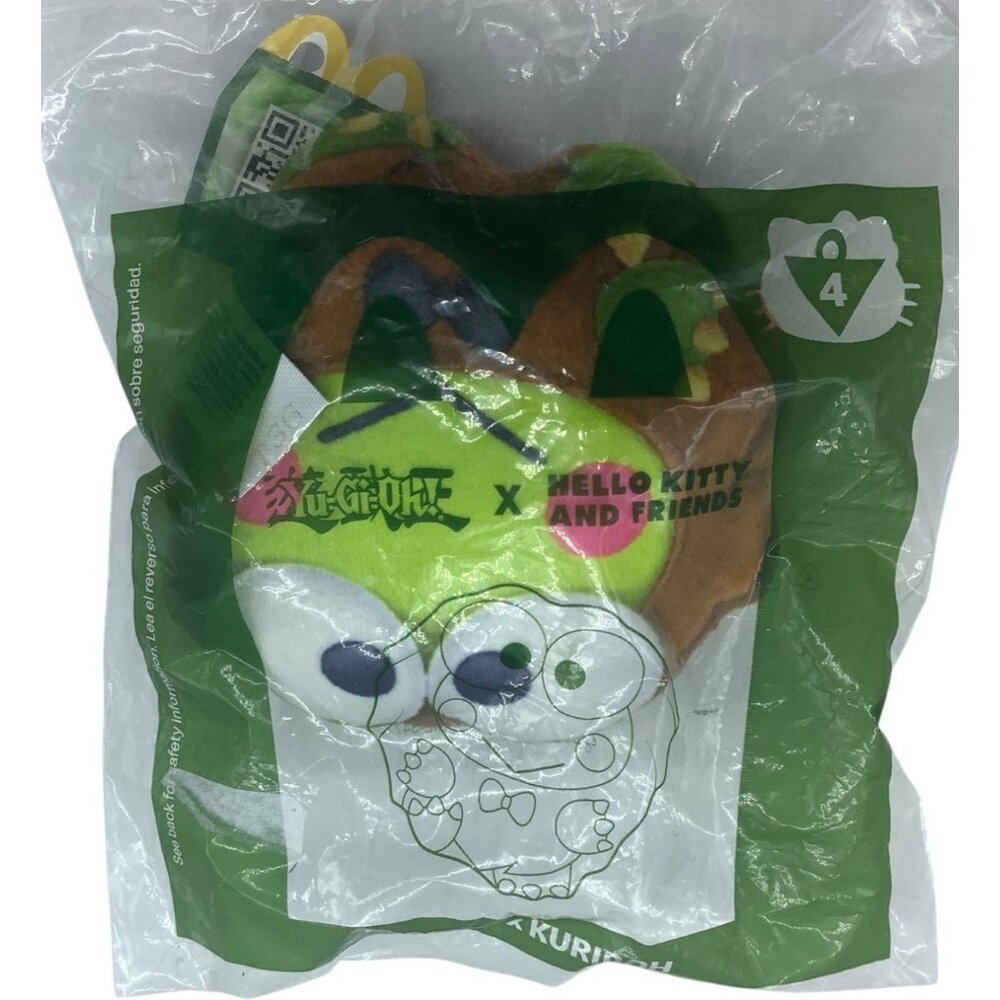 Yu Gi Oh! X Sanrio Hello Kitty & Friends Keroppi‎ Frog Plush Collectible NEW